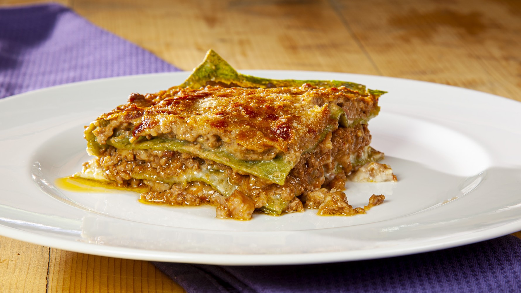 Lasagne verdi alla bolognese - Ricette Casa Pappagallo