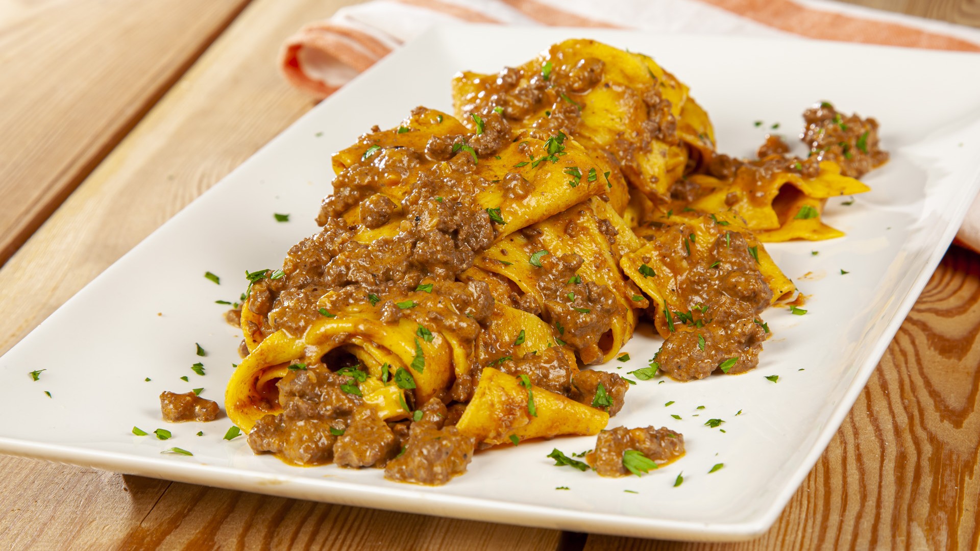 Pappardelle al sugo di cinghiale