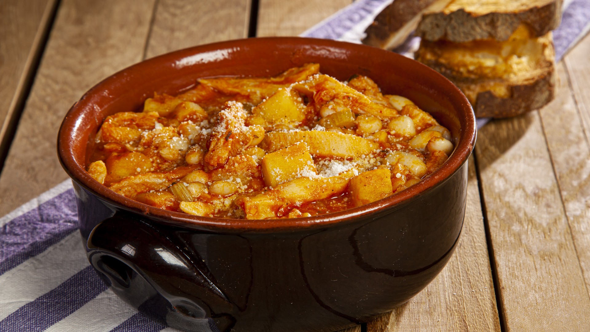 Trippa con fagioli e patate