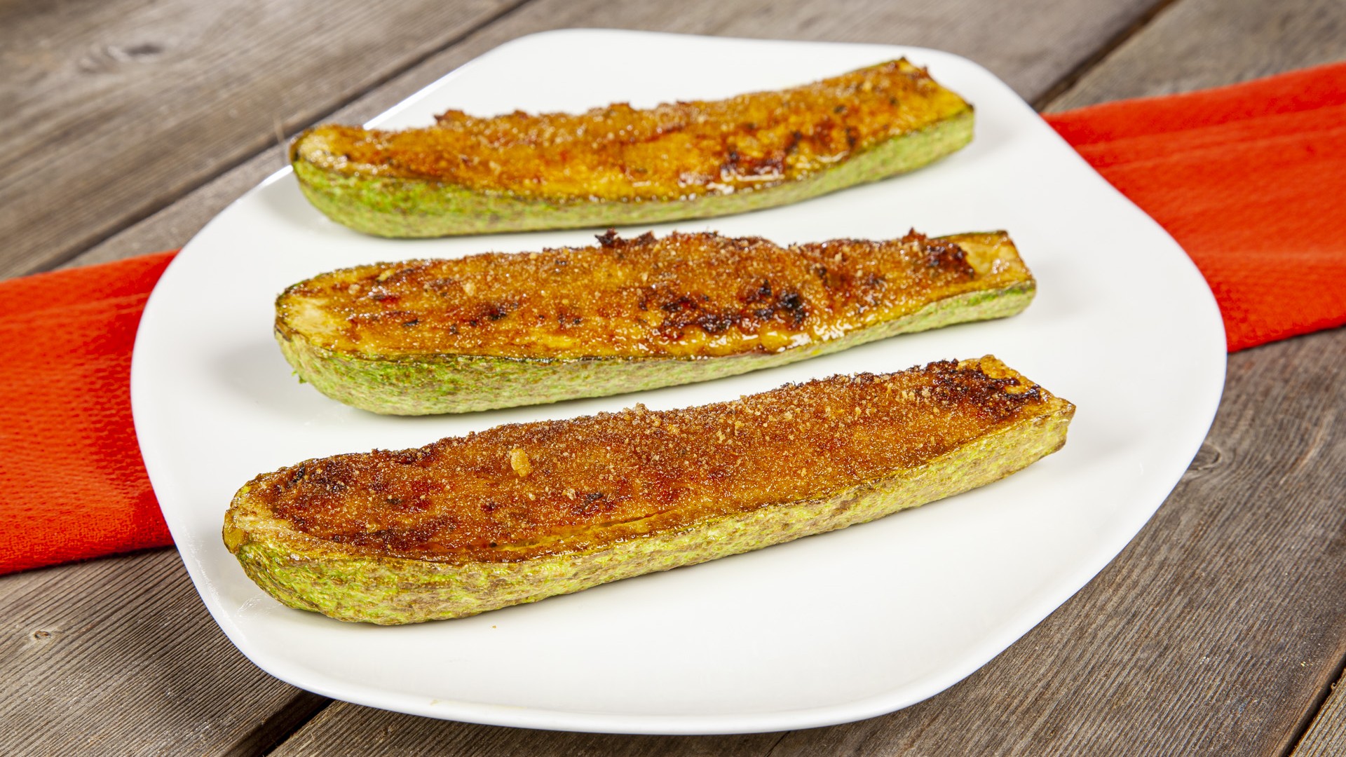 Zucchine ripiene di magro