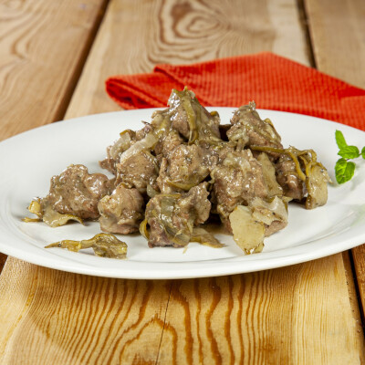 Agnello con i carciofi