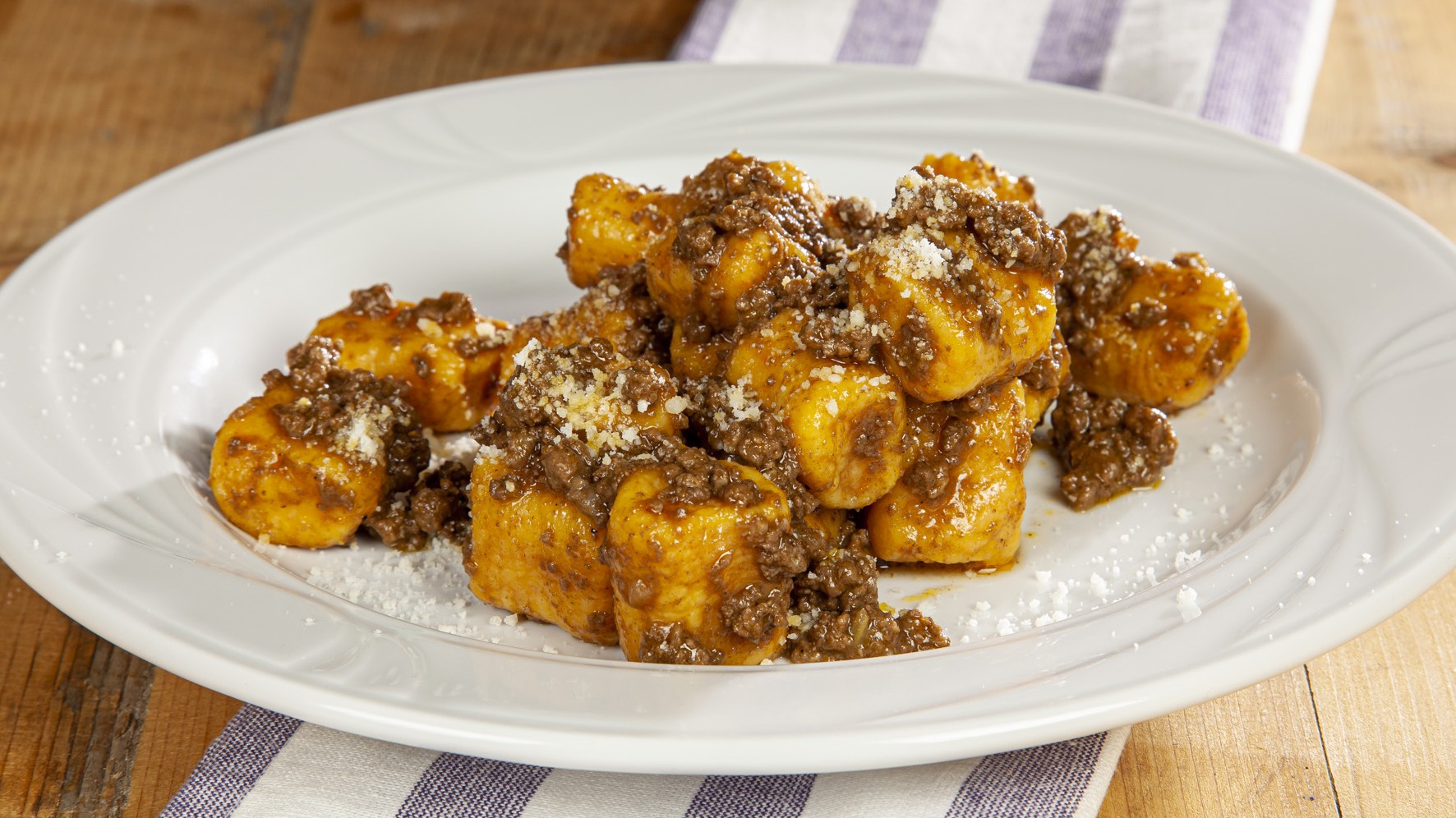 Gnocchi di zucca alla marchigiana