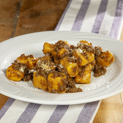 Gnocchi di zucca alla marchigiana