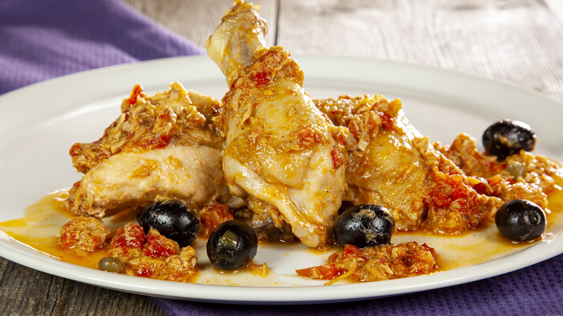 Pollo in salsa