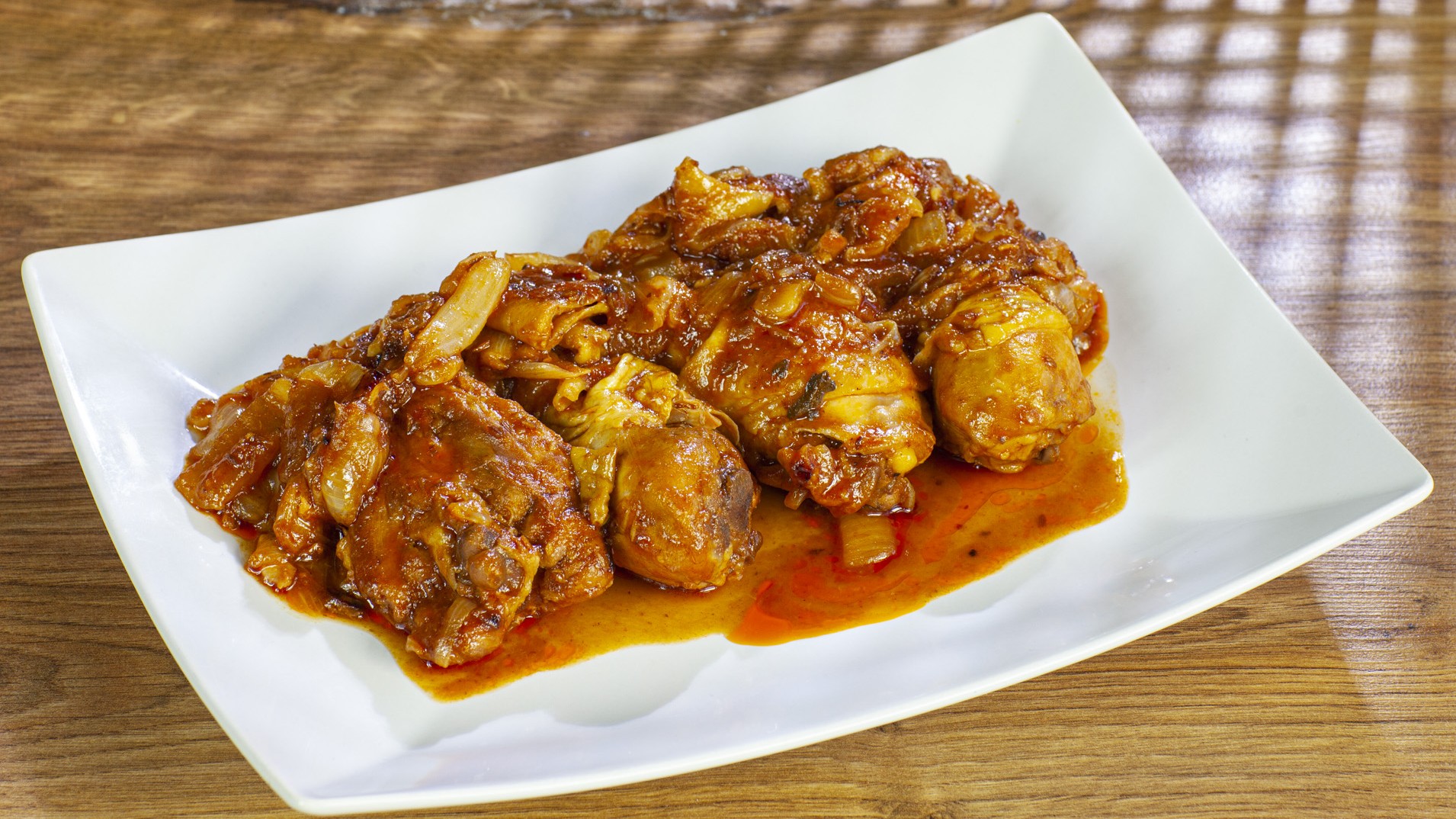 Pollo con cipolle Ricette Casa Pappagallo