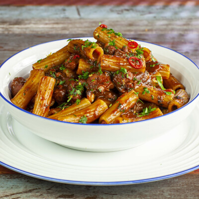 Pasta al ragù di polpo