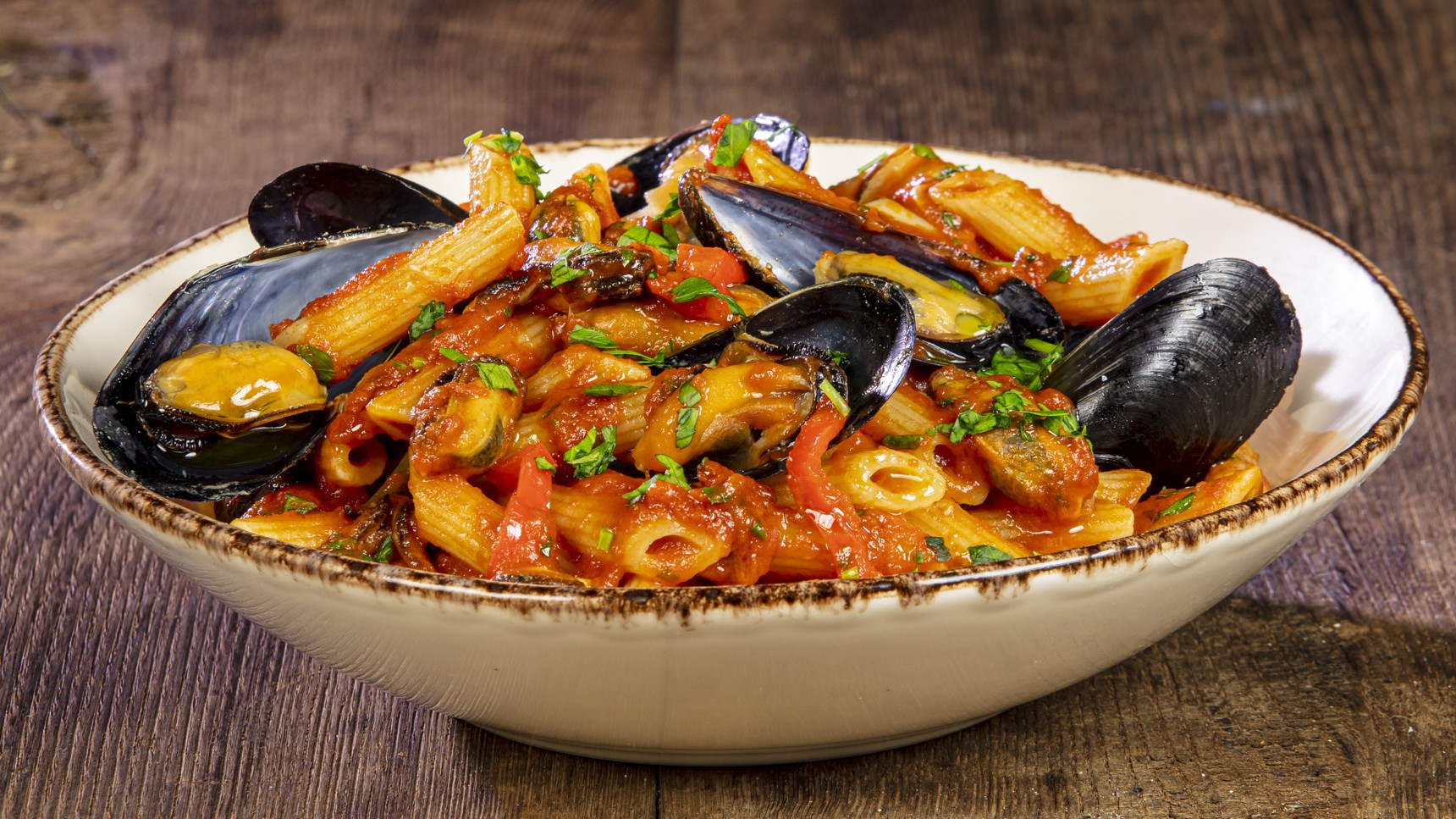 Arrabbiata con le cozze