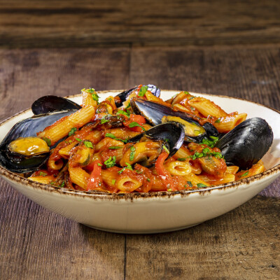 Arrabbiata con le cozze