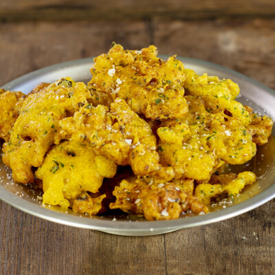 Frittelle di baccalà alla curcuma