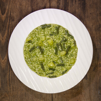 Risotto al pesto