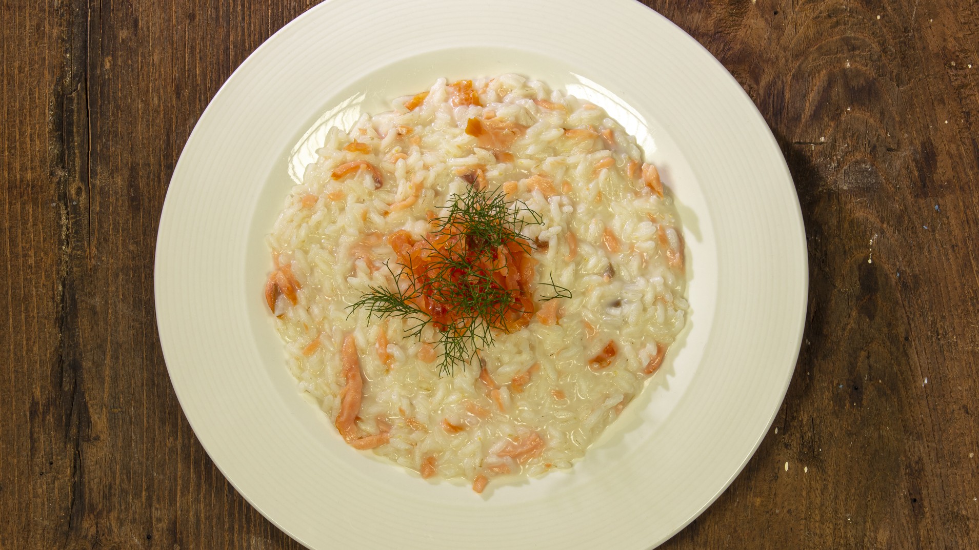 Risotto al salmone