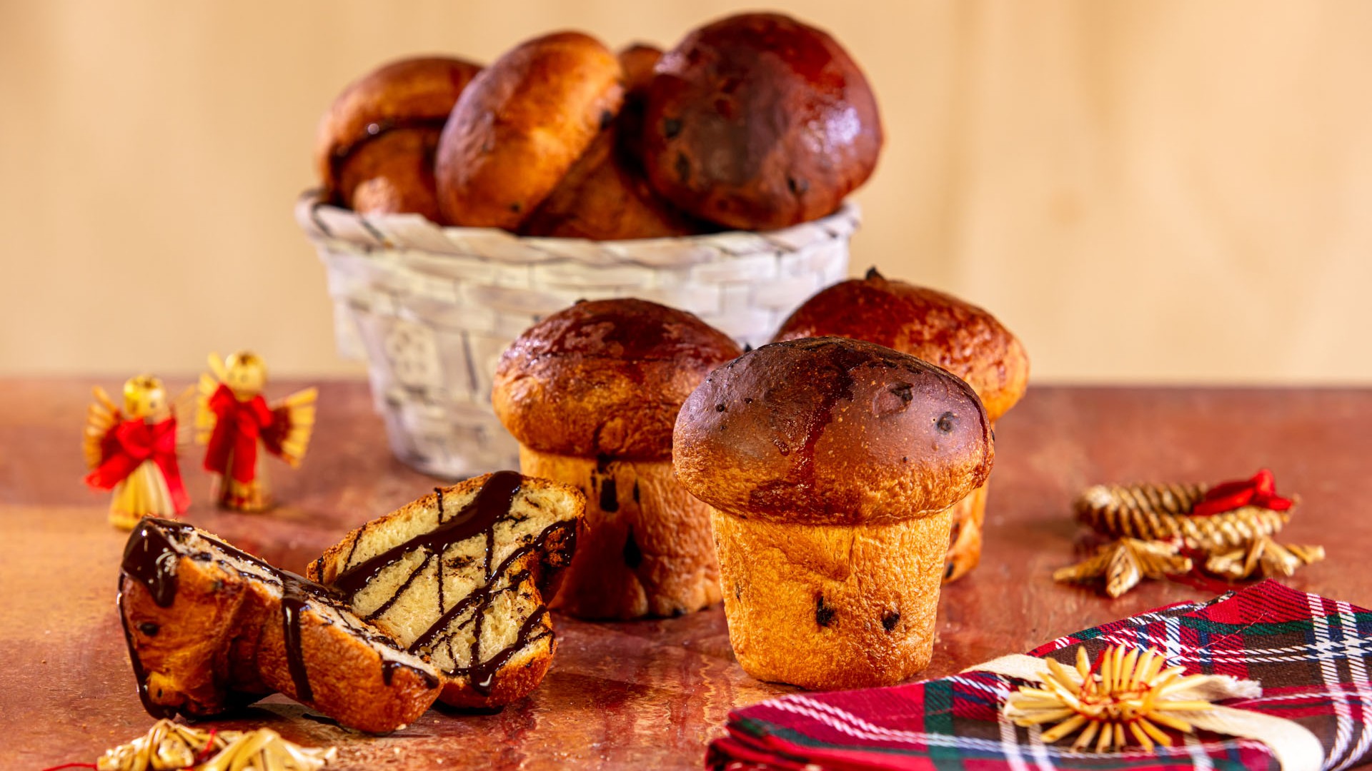 Panettoncini al cioccolato veloci