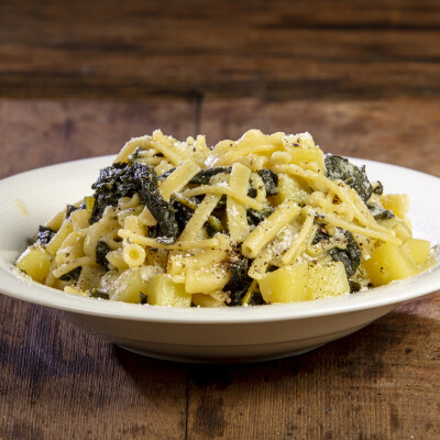 Pasta patate e cavolo nero