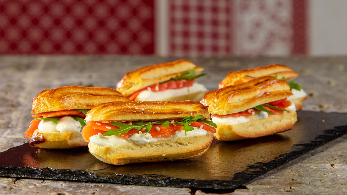 Eclair al salmone affumicato
