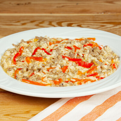 Riso e salsiccia Riso e salsiccia