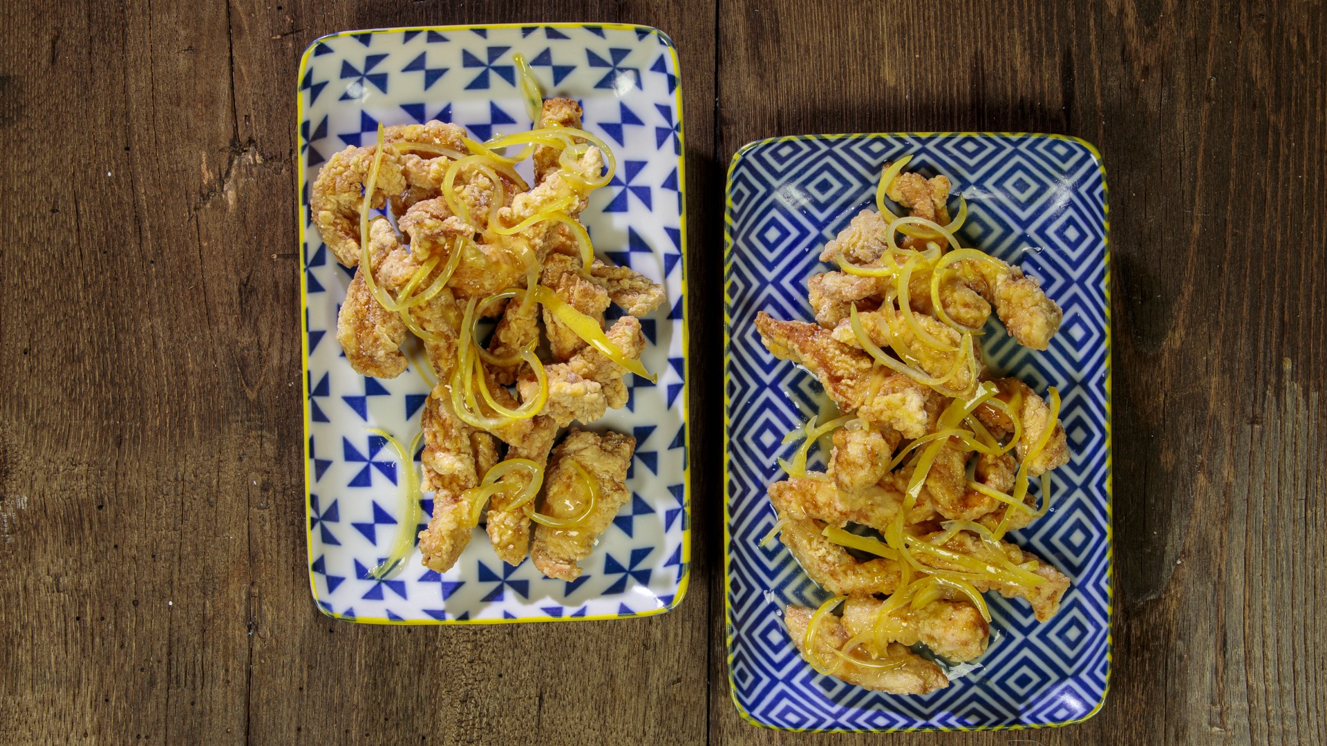 Pollo con salsa al limone