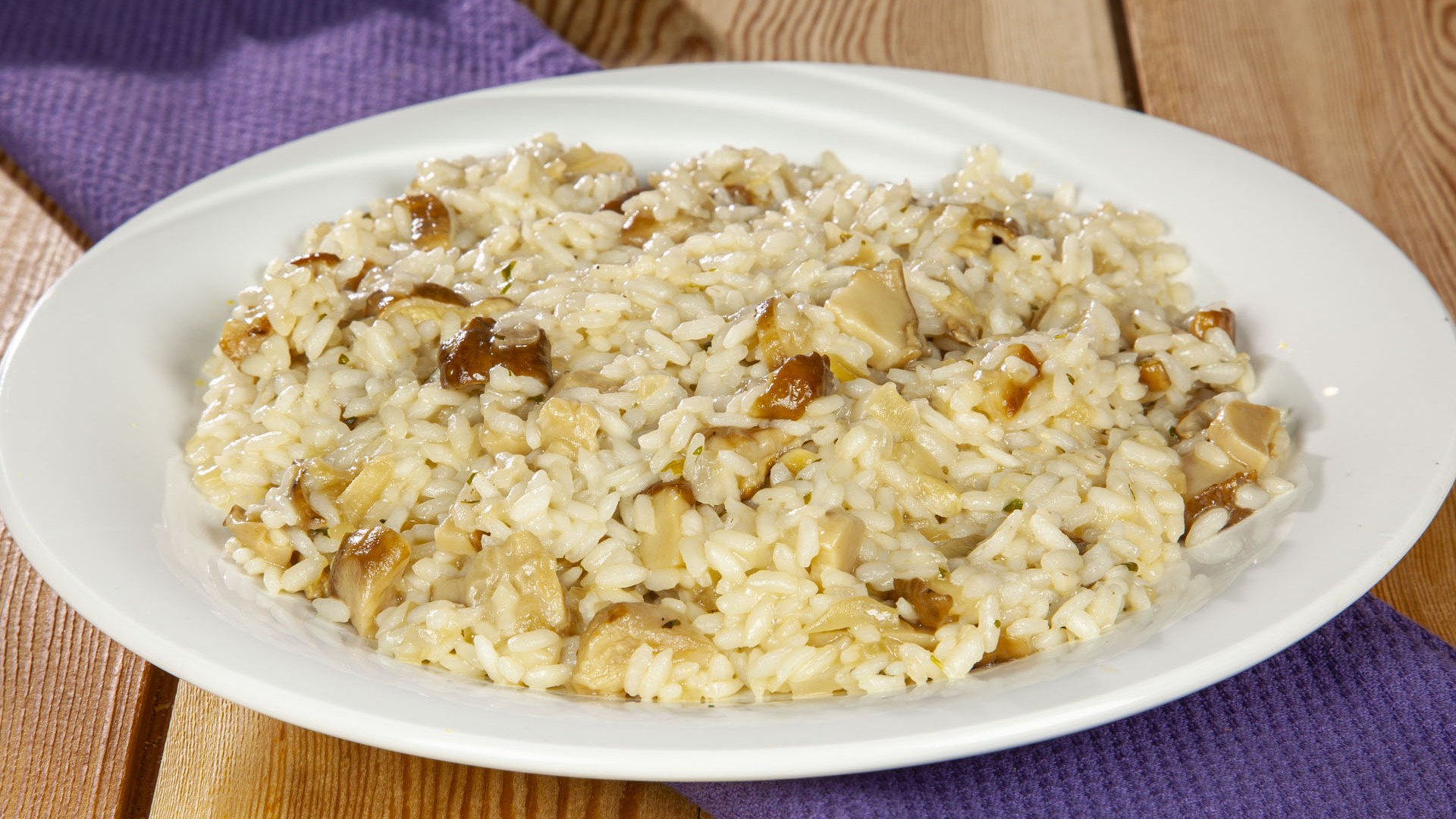 Risotto con i funghi