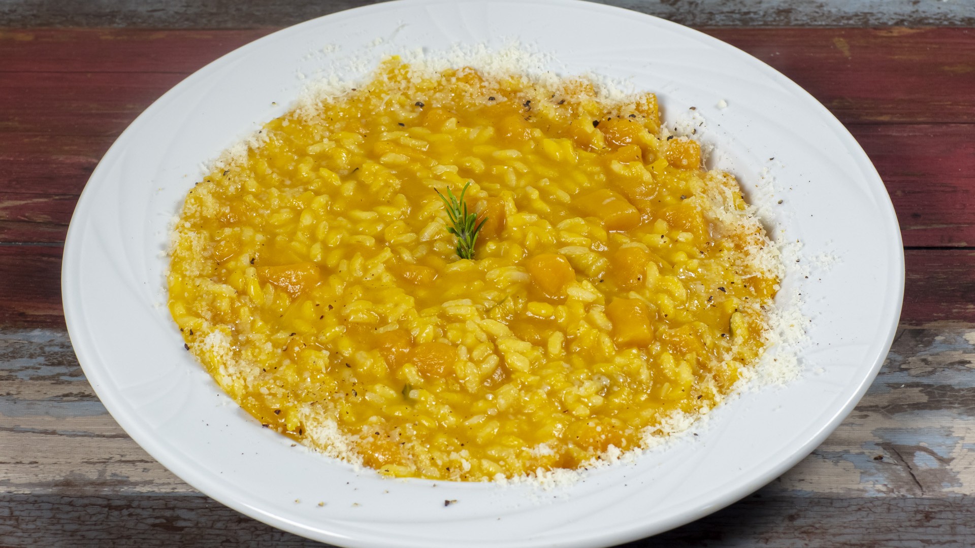 Risotto con la zucca