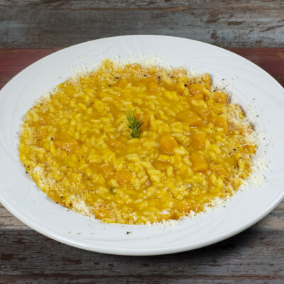 Risotto con la zucca