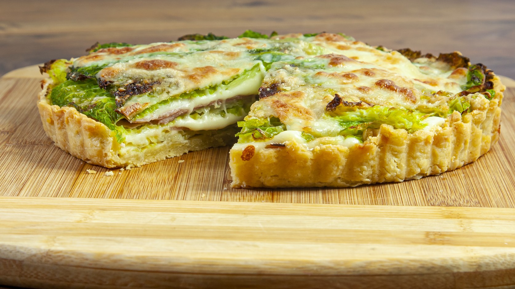 Torta salata con verza