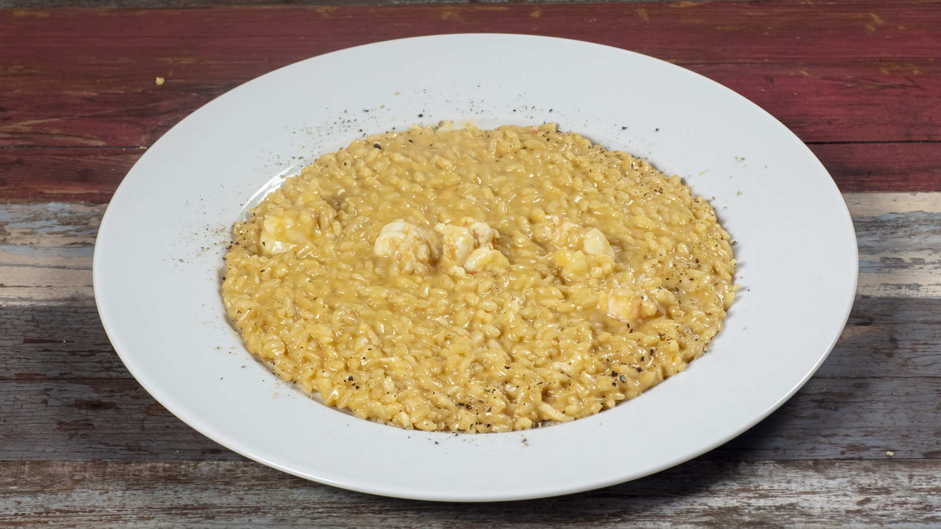 Risotto alla crema di scampi