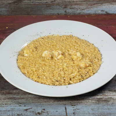 Risotto alla crema di scampi