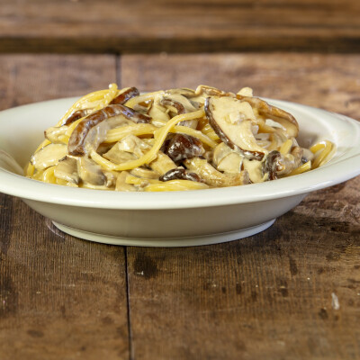 Pasta funghi e panna