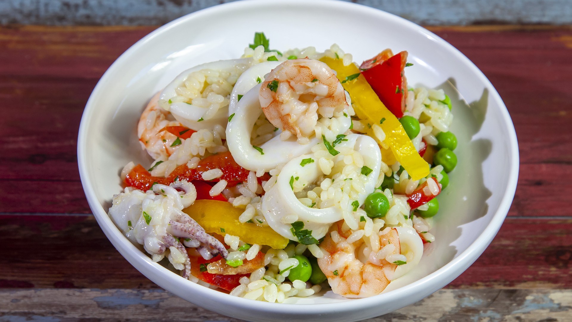 Riso freddo di mare Ricette Casa Pappagallo