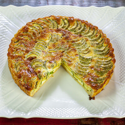 Torta salata con zucchine