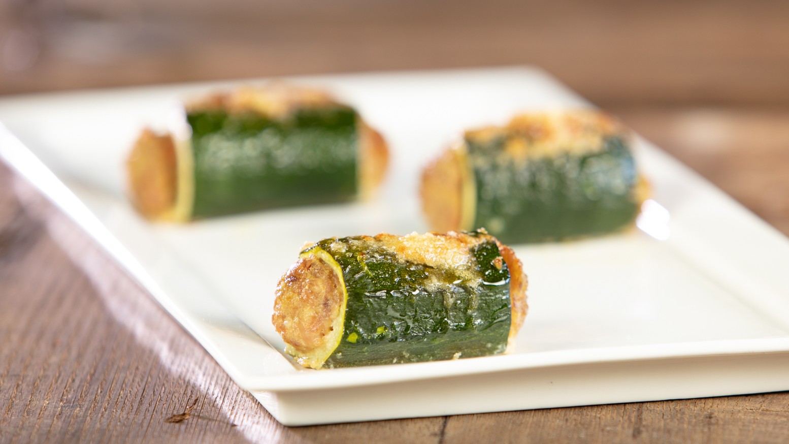 Zucchine ripiene di carne