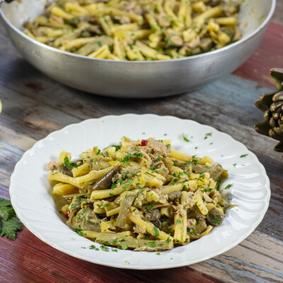 Pasta tonno e carciofi