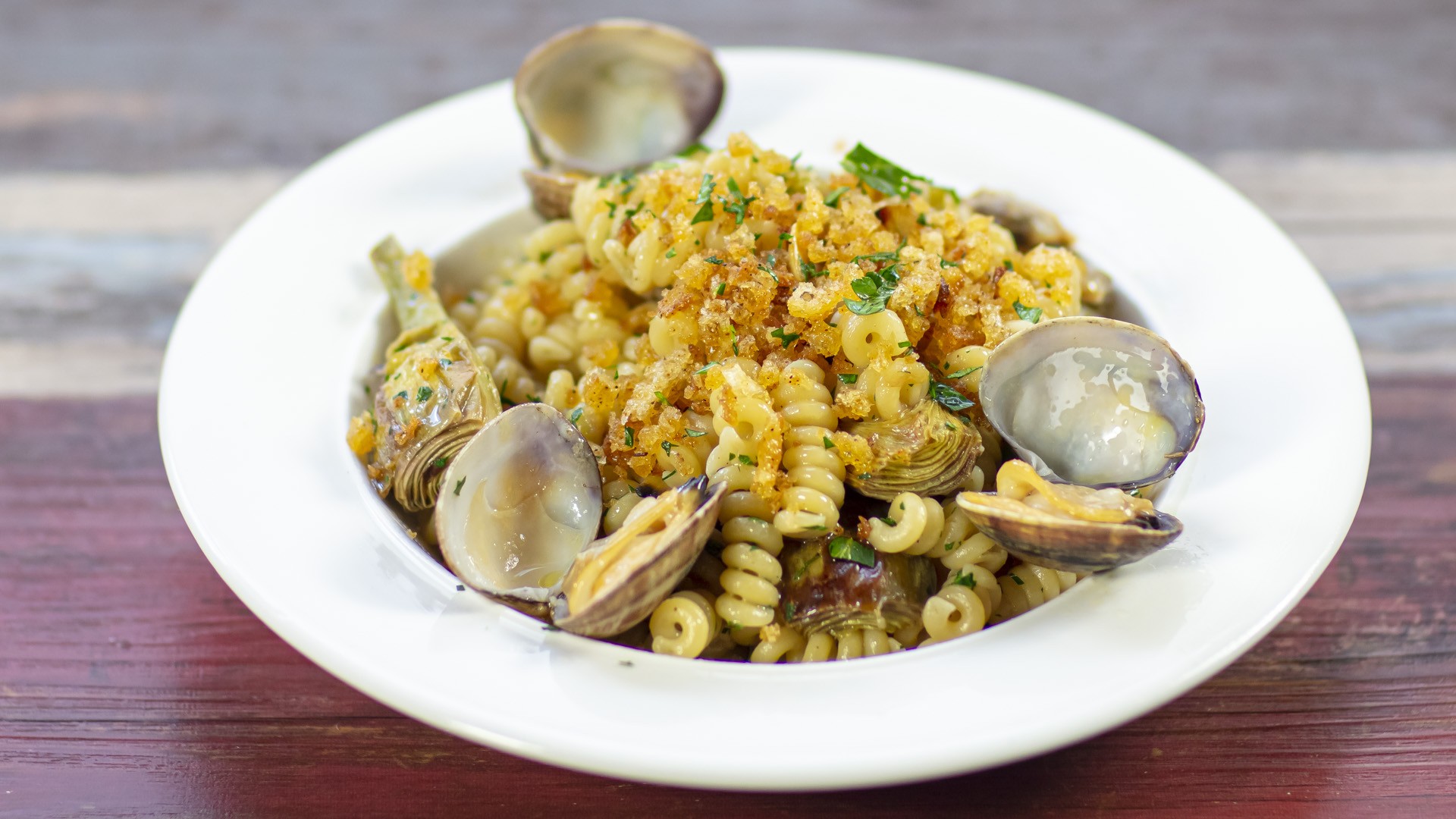 Pasta carciofi e vongole