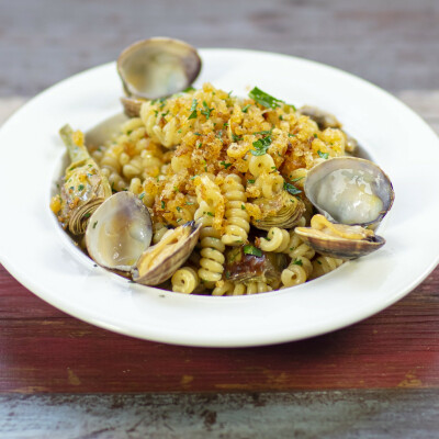 Pasta carciofi e vongole