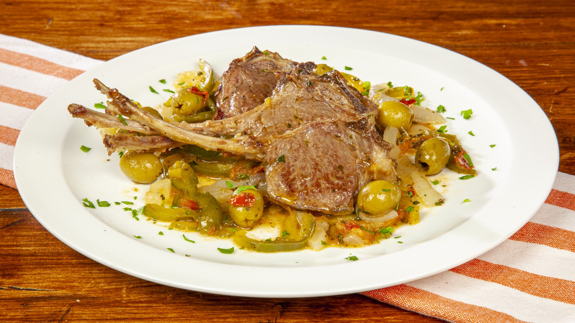 Costolette d'agnello in tegame