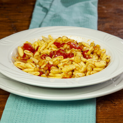 Cavatelli con la cicerchia