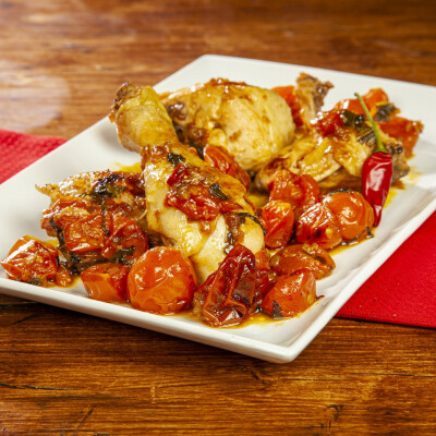 Pollo in salsa piccante alla lucana