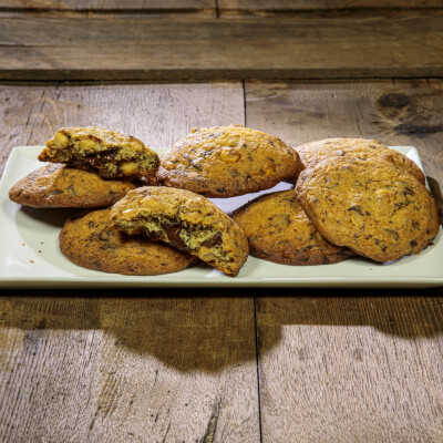 Cookies cioccolato e nocciole