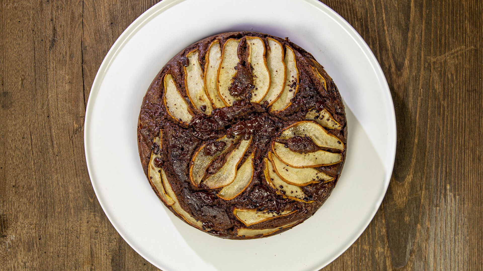 Torta pere e cioccolato