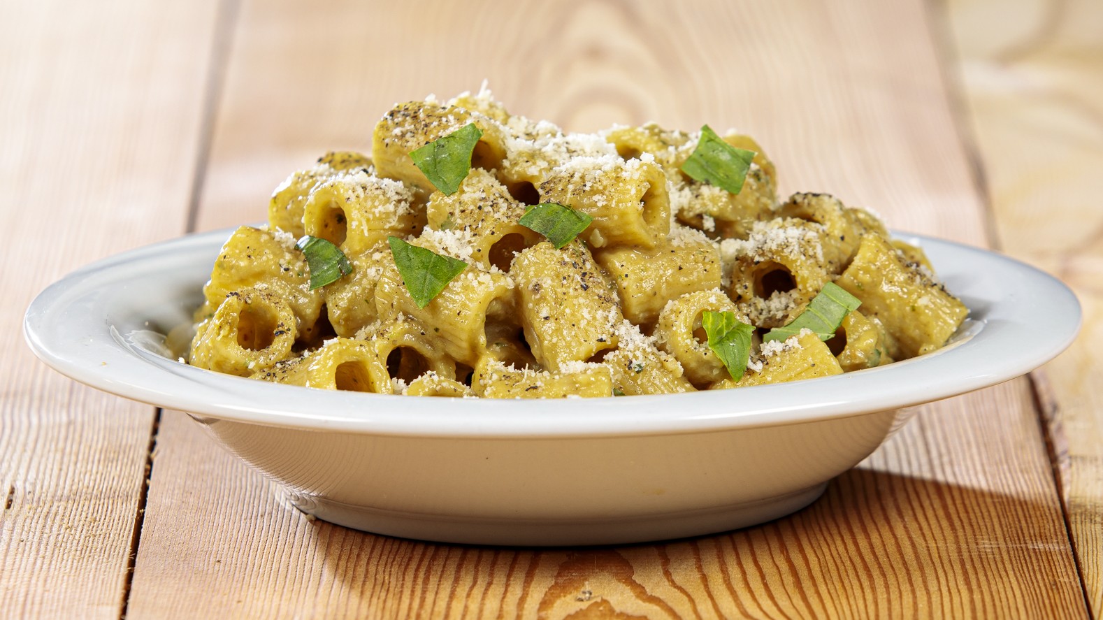 Pasta al pesto di melanzane