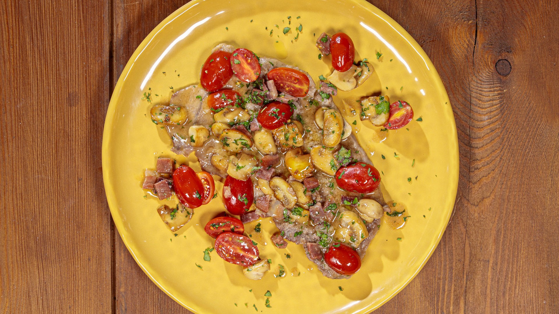 Scaloppine alla pulcinella