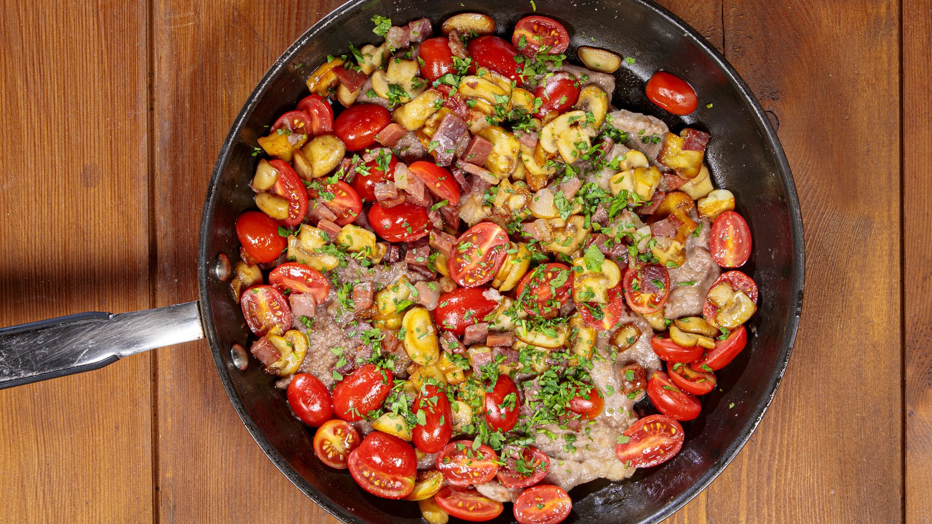 Scaloppine alla pulcinella