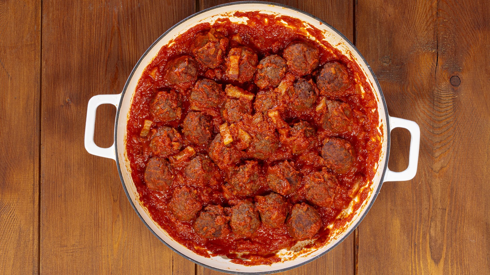 Polpette al sugo di pancetta
