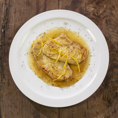 Scaloppine di pollo al limone