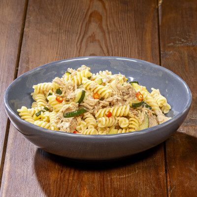 Pasta tonno zucchine e limone