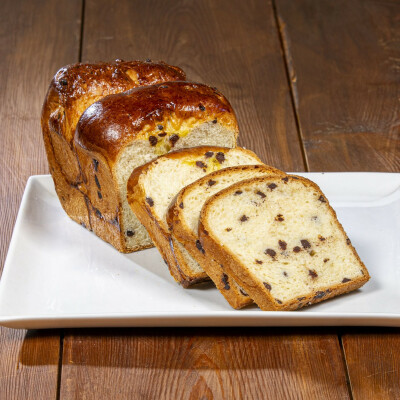 Pan brioche con gocce di cioccolato