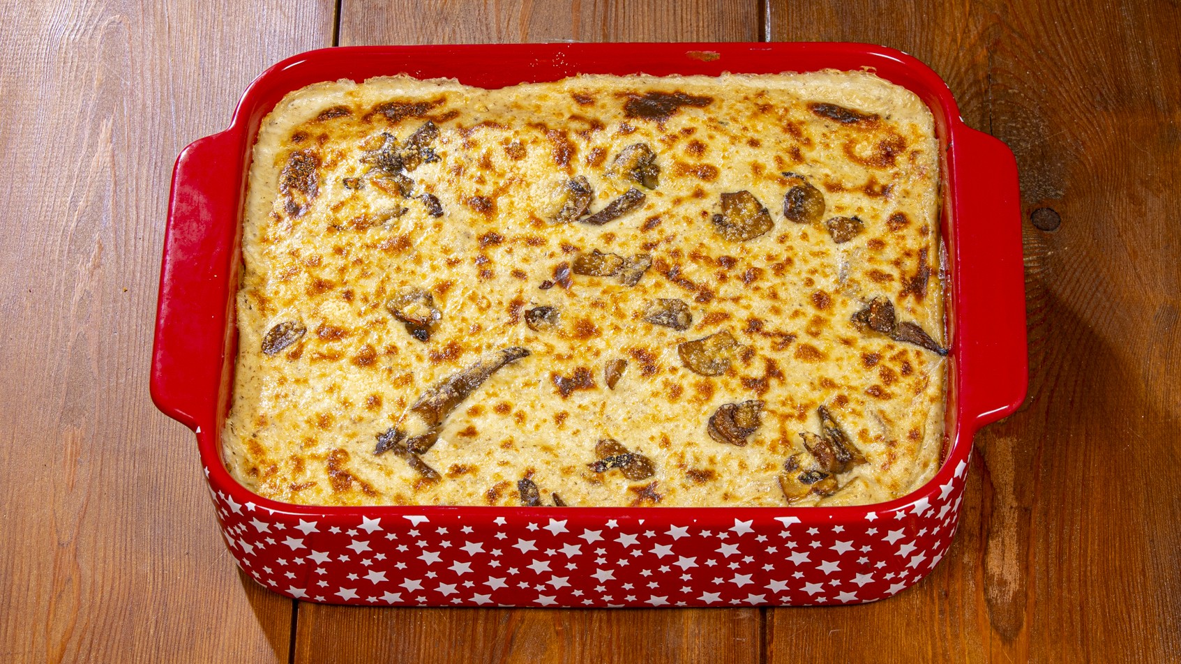 Cannelloni funghi e salsiccia