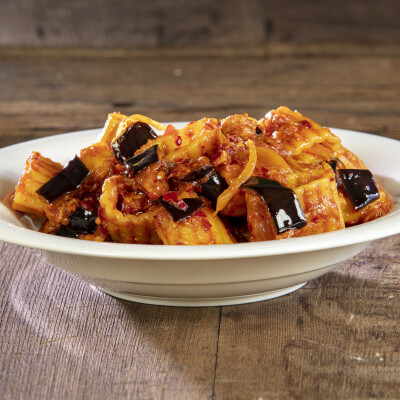 Pasta melanzane e 'nduja