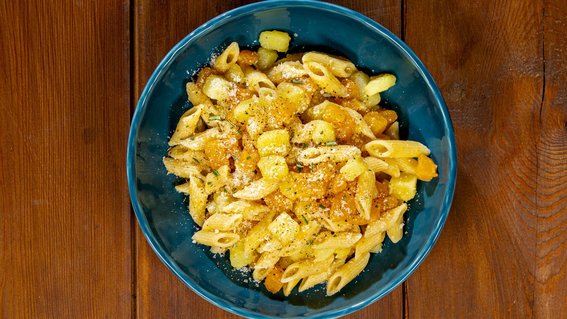 Pasta zucca e patate