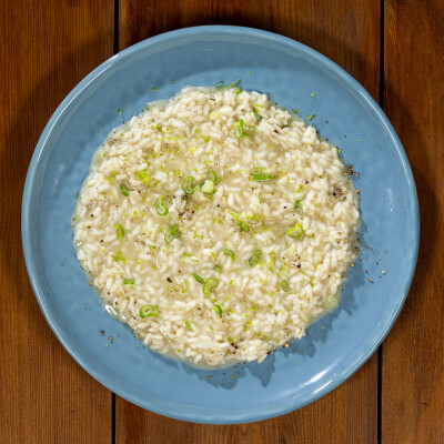 Risotto pepe e lime