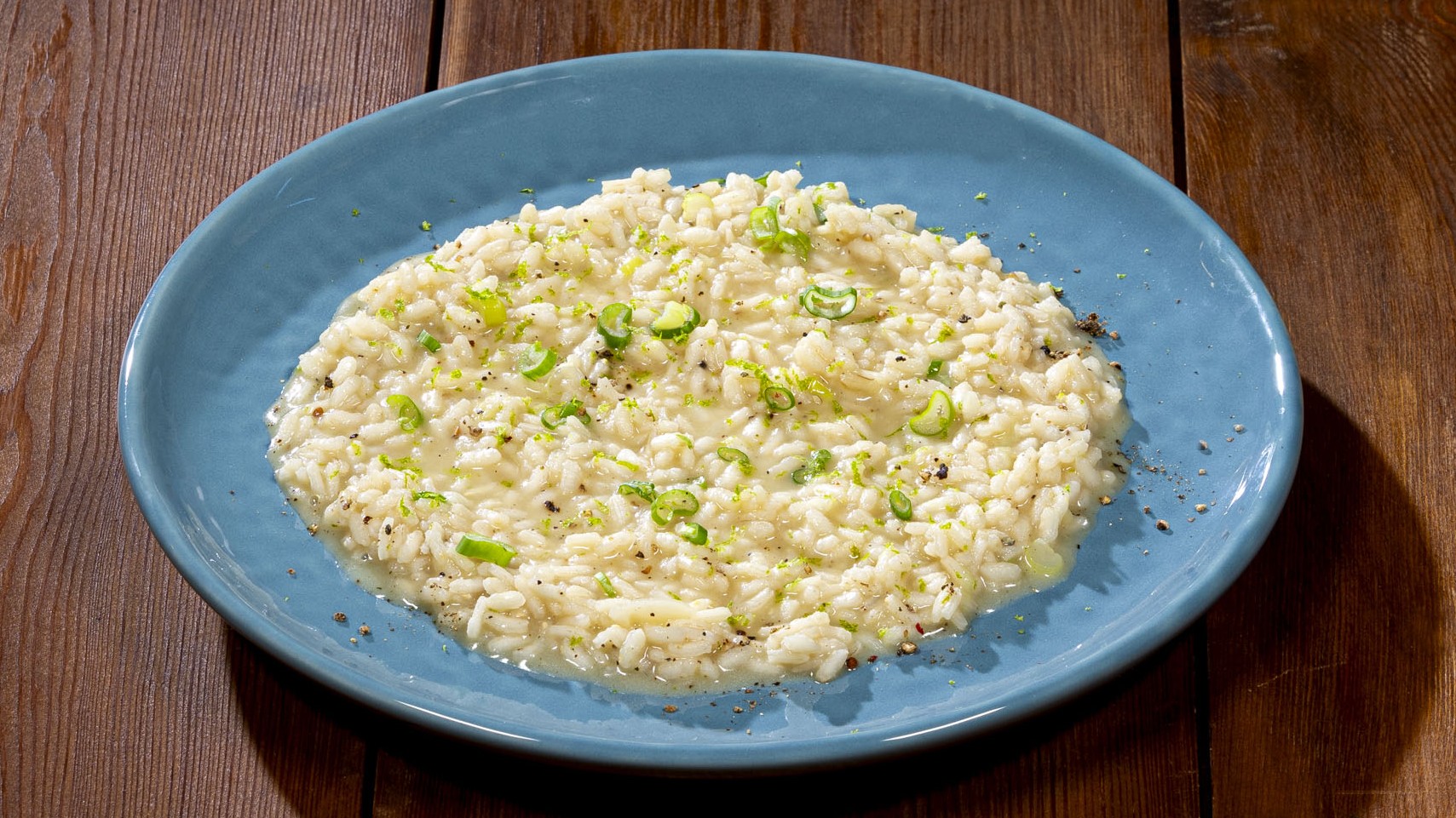 Risotto pepe e lime